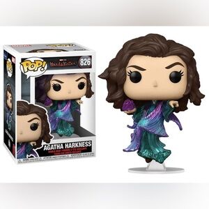 NIB Agatha Harkness Marvel Wanda Vision Funko Pop! #826 With Case